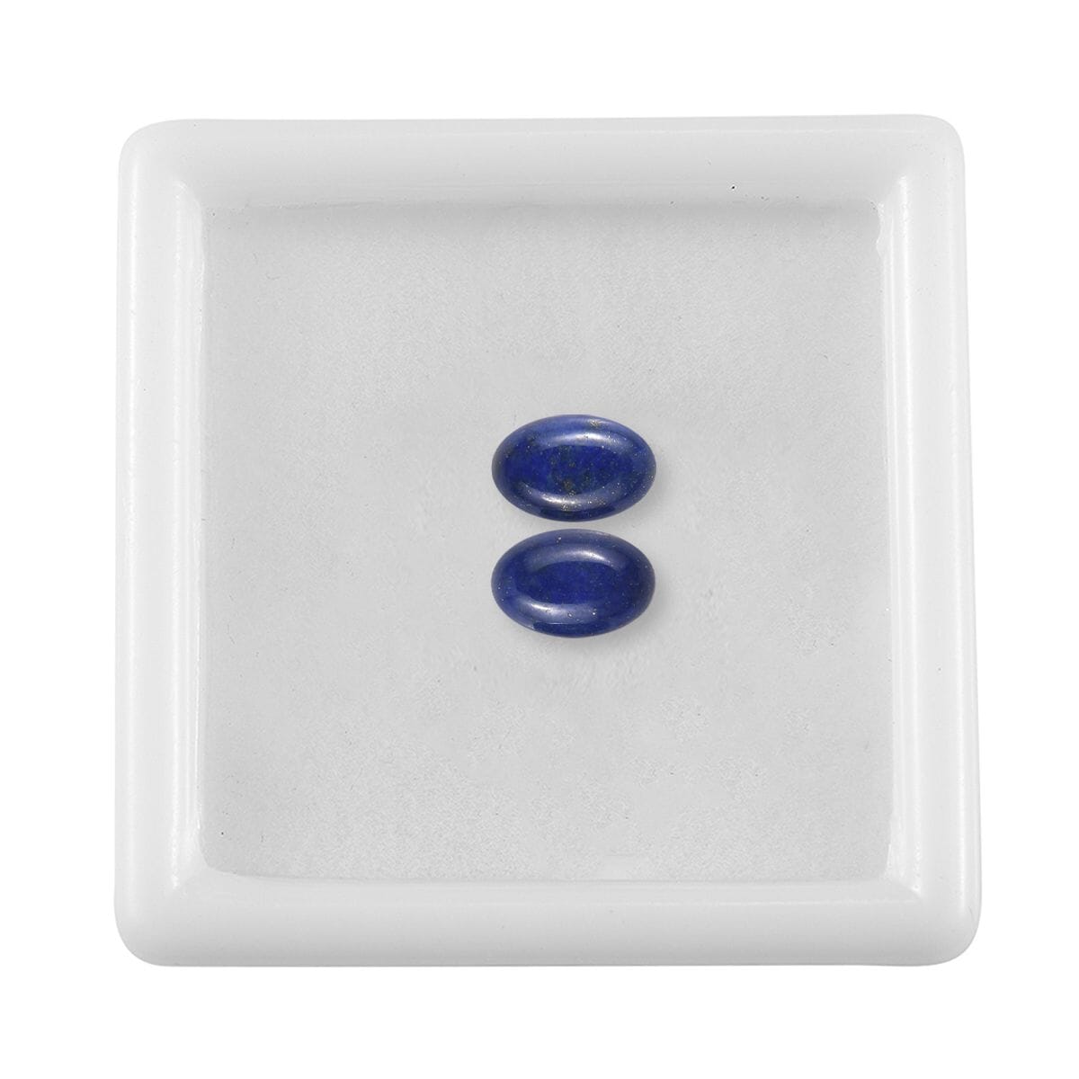 Lapis Lazuli Set of 2 (Ovl 6x4 mm) 1.00 ctw Loose Gemstone image number 3