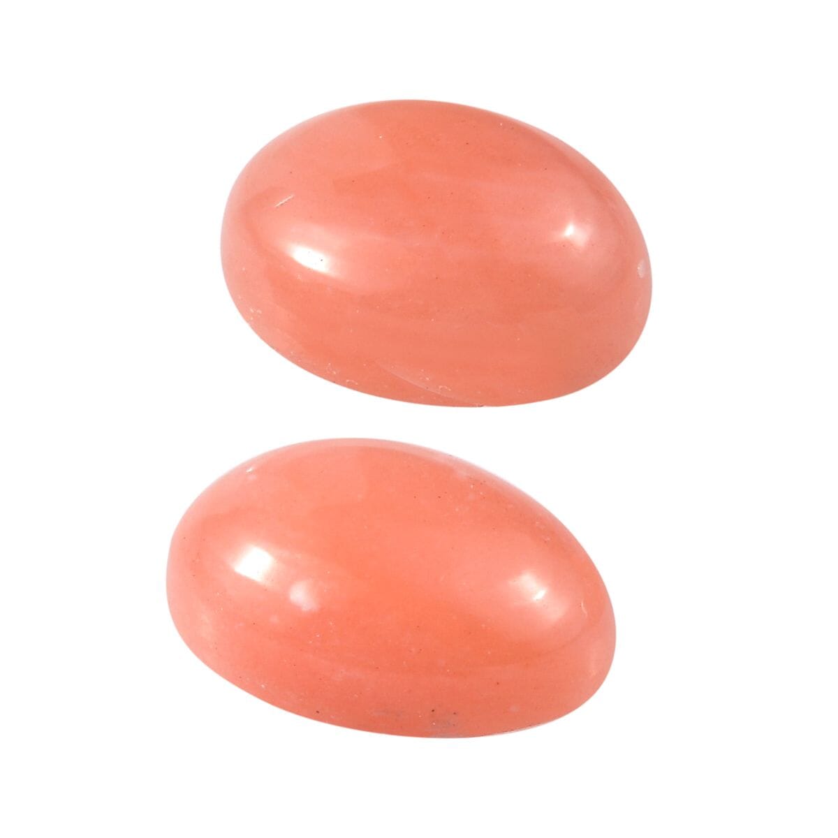 AAA Peach Opal Set of 2 (Ovl 6x4 mm) 0.54 ctw Loose Gemstone image number 2