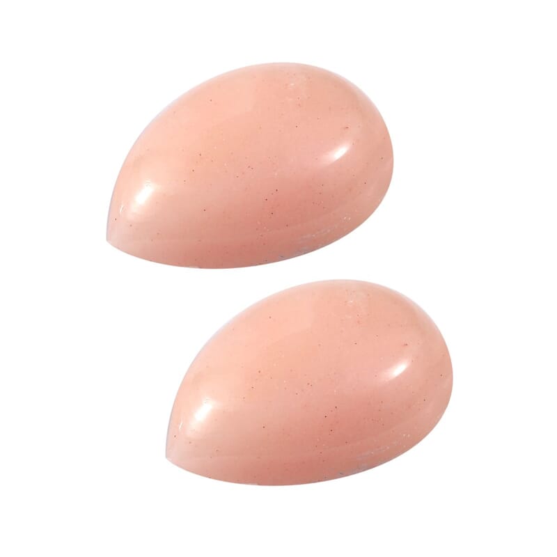 Peach Opal Set of 2 (Pear 7x5 mm) 0.86 ctw Loose Gemstone