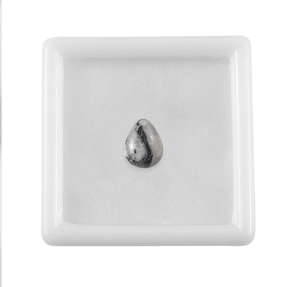 White Buffalo (Pear 9x7 mm) 1.20 ctw Loose Gemstone image number 3