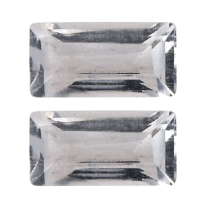 White Topaz Set of 2 (Bgt 5.25 mm) 0.41 ctw Loose Gemstone