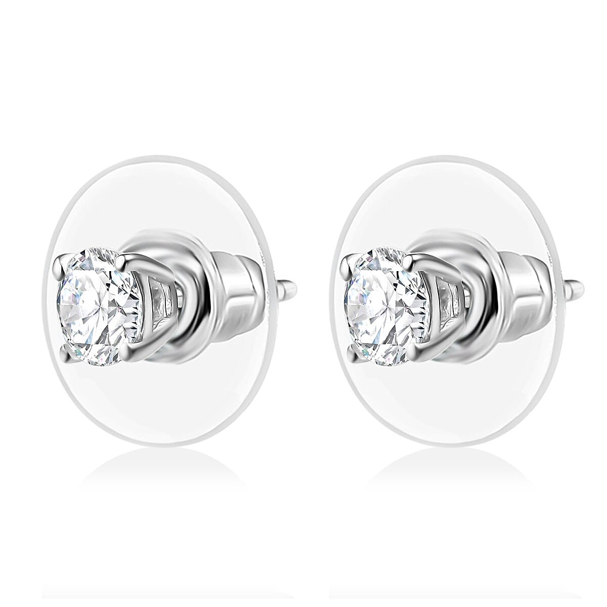 Rhodium Over Sterling Silver - Product card gallery slide 4 (10178058256697)