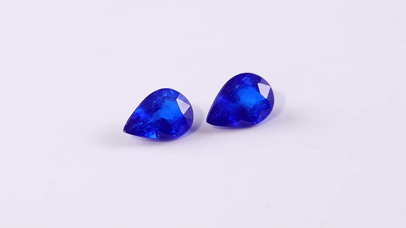 Tanzanian Blue Spinel (DF) (Pear 7x5 mm) 1.33 ctw Loose Gemstone