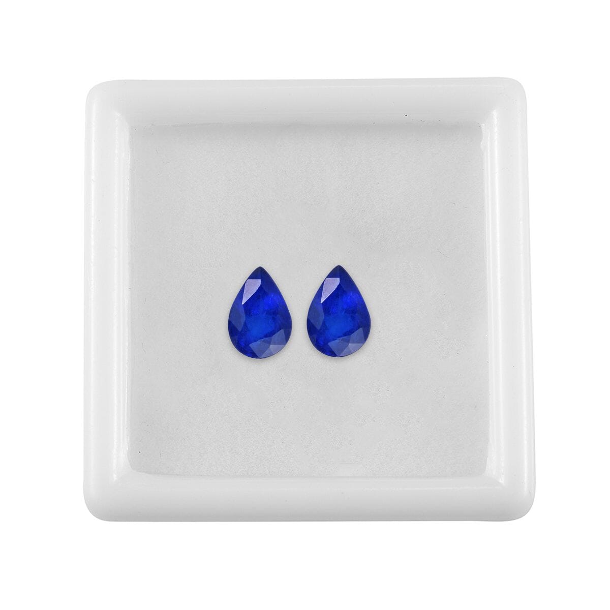 Tanzanian Blue Spinel (DF) (Pear 7x5 mm) 1.33 ctw Loose Gemstone image number 3