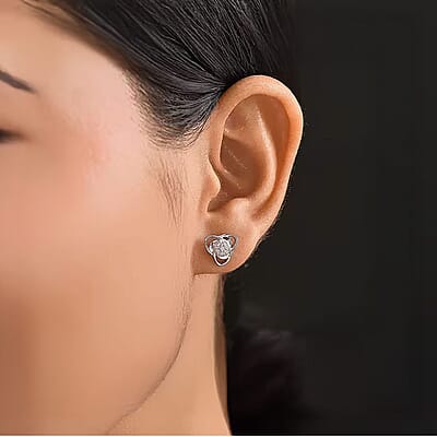 Rhodium Over Sterling Silver - Product card gallery slide 2 (10178058715449)