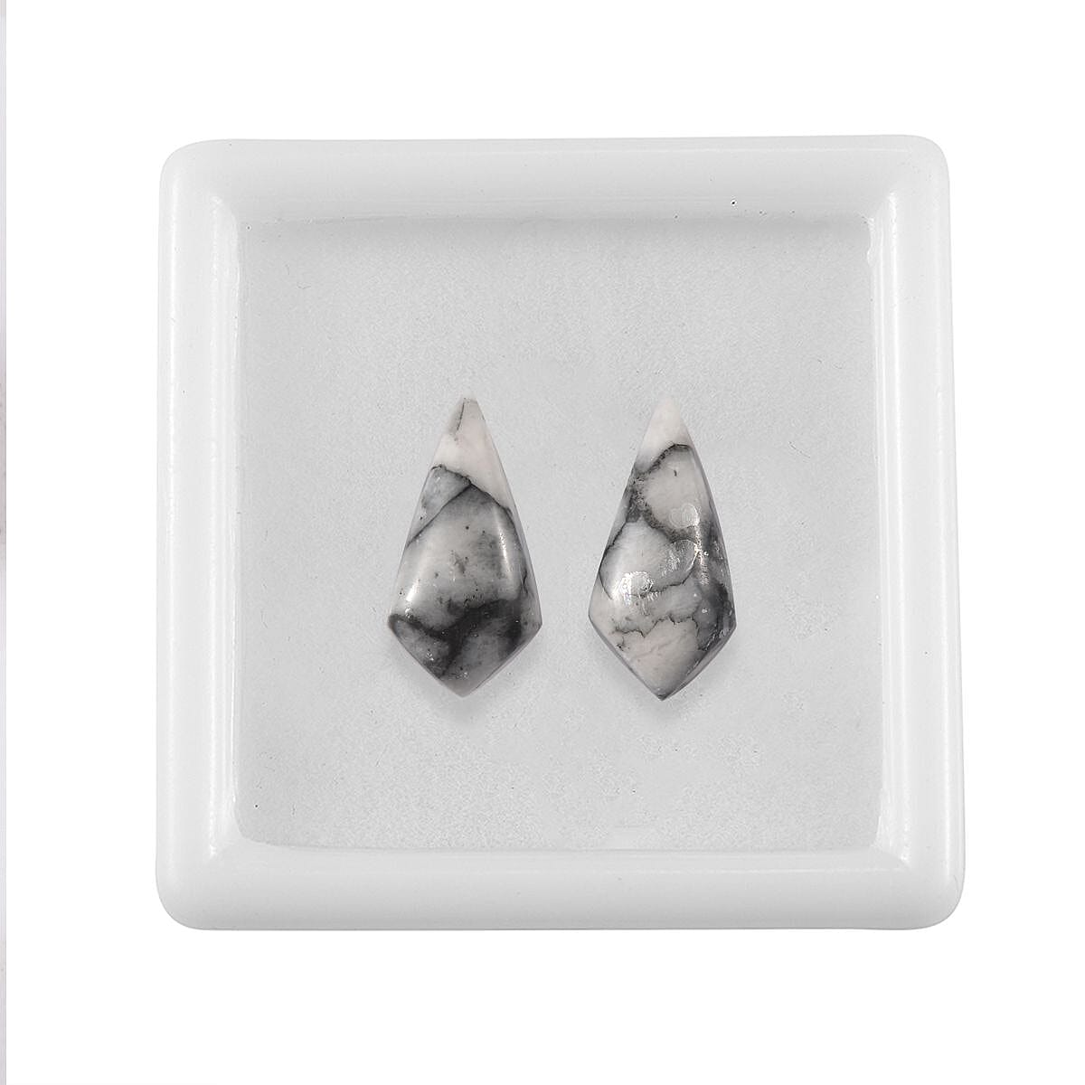 Austrian Pinolith Set of 2 (Kite 14x7 mm) 4.60 ctw Loose Gemstone