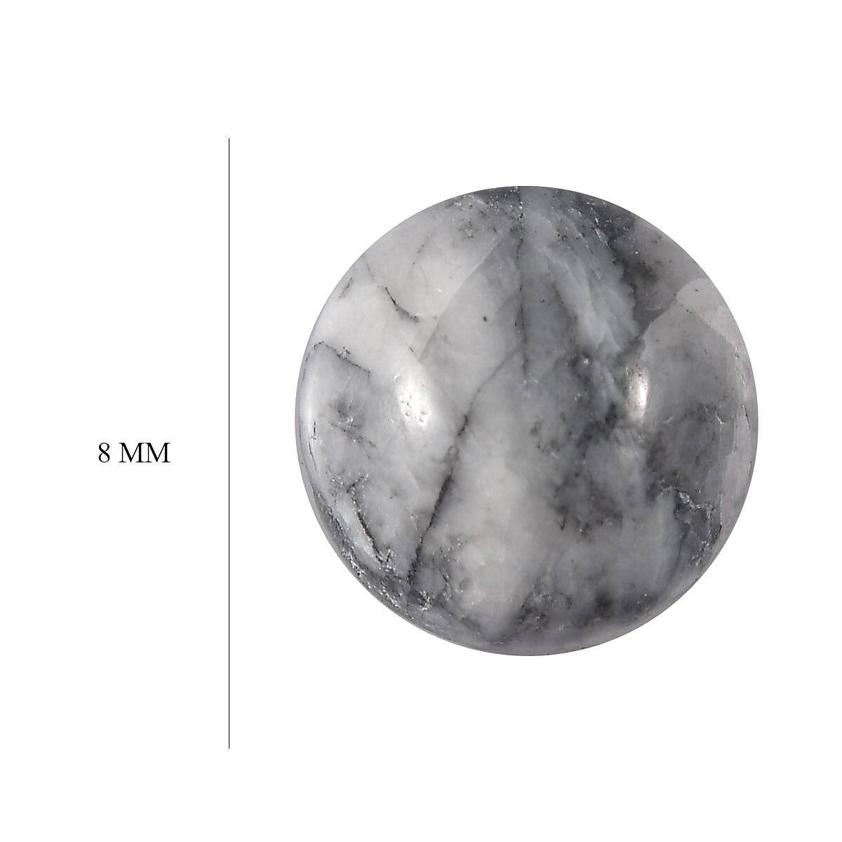 Austrian Pinolith (Rnd 8 mm) 1.90 ctw Loose Gemstone