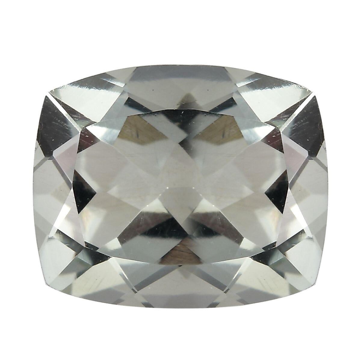 Montezuma Prasiolite (Cush 12x10 mm) 5.00 ctw Loose Gemstone image number 0