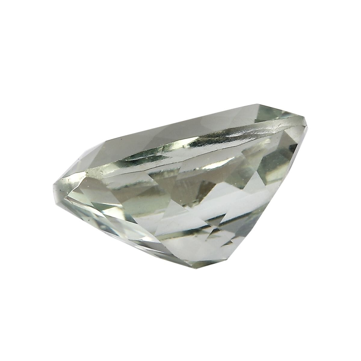 Montezuma Prasiolite (Cush 12x10 mm) 5.00 ctw Loose Gemstone image number 2