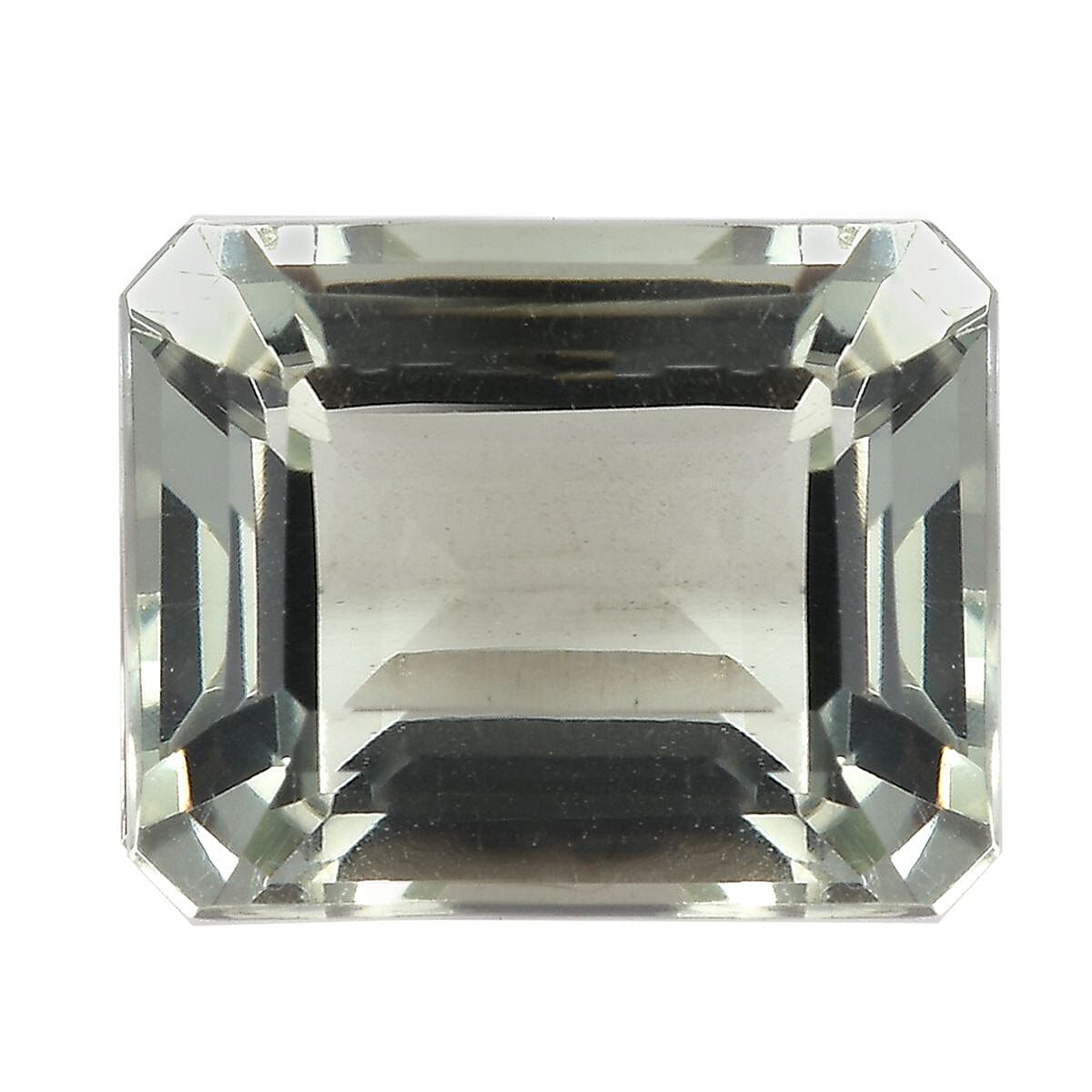 AAA Montezuma Prasiolite (Octagon 10x8 mm) 2.90 ctw Loose Gemstone image number 0