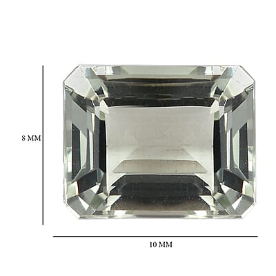 AAA Montezuma Prasiolite (Octagon 10x8 mm) 2.90 ctw Loose Gemstone