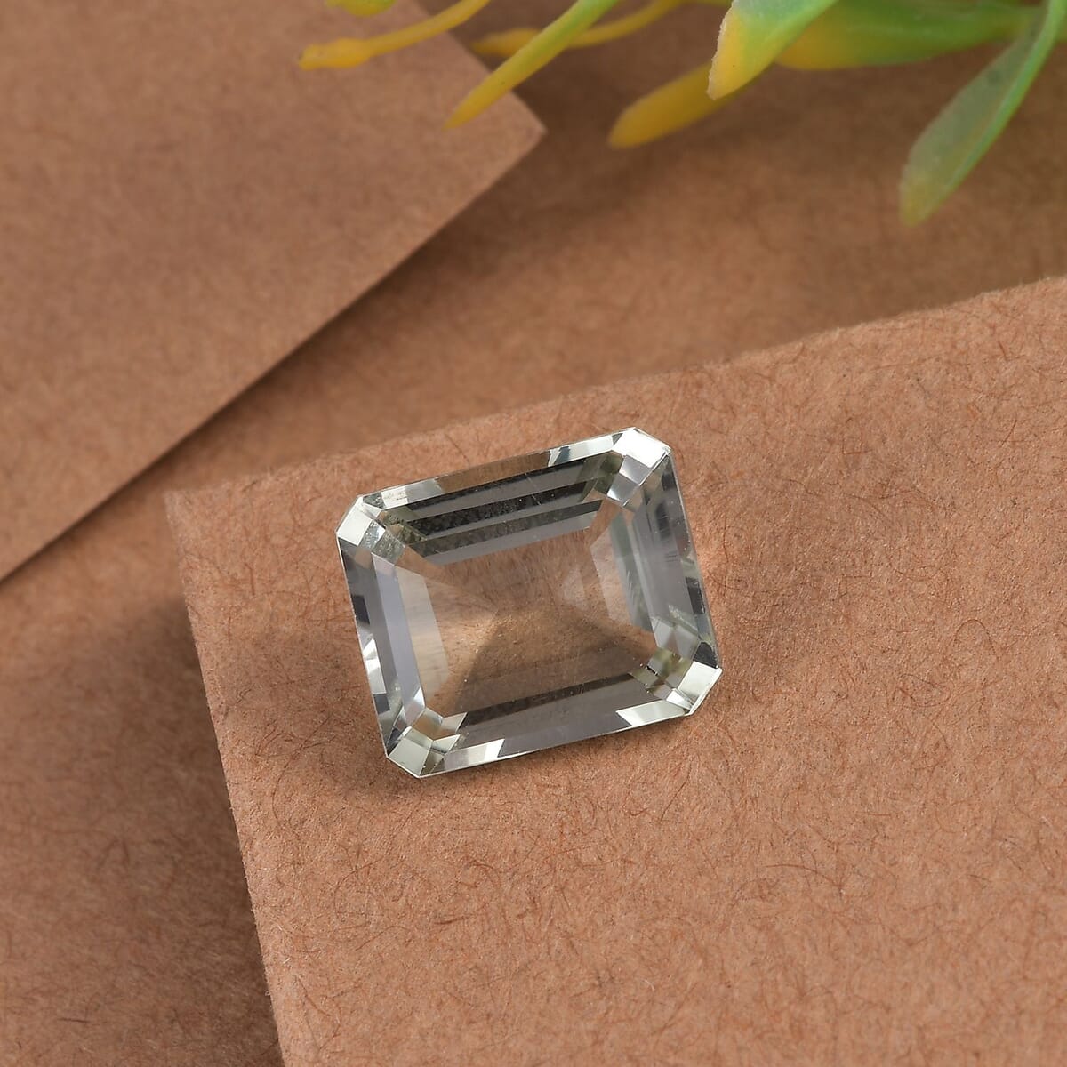 Montezuma Prasiolite (Oct 12x10 mm) 5.20 ctw Loose Gemstone image number 1