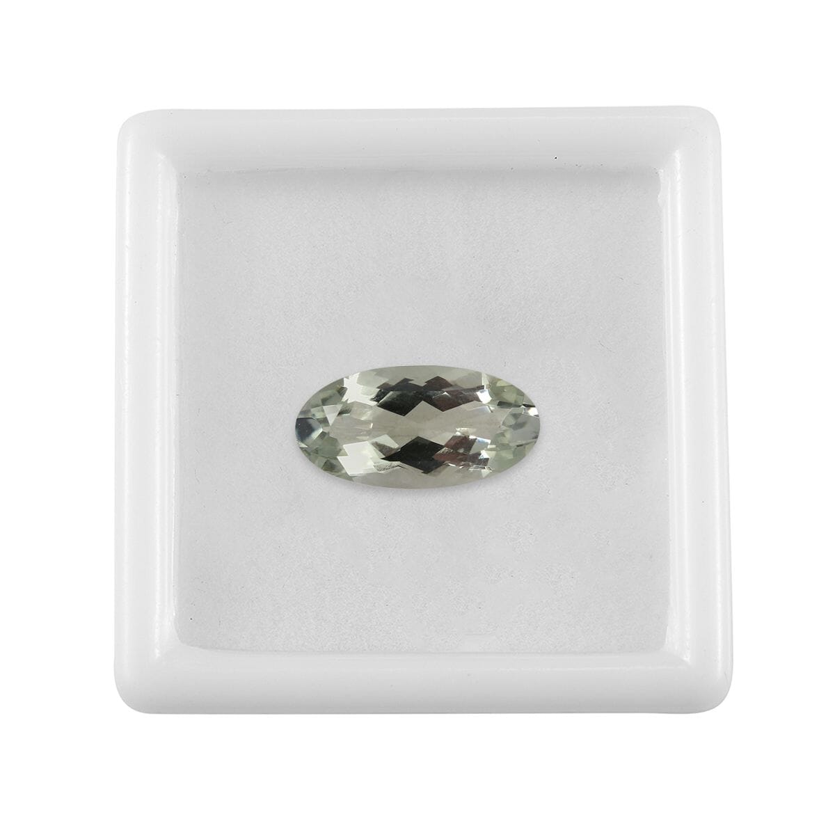 Montezuma Prasiolite (Oval 16x8 mm) 4.00 ctw Loose Gemstone image number 3