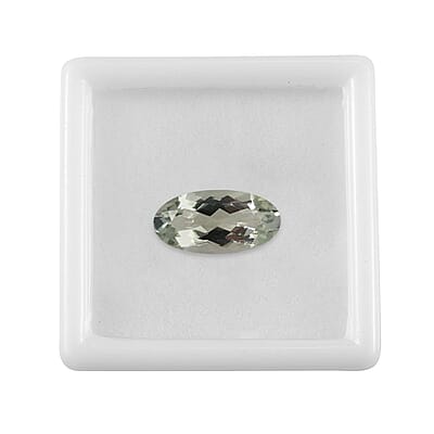 Montezuma Prasiolite (Oval 16x8 mm) 4.00 ctw Loose Gemstone