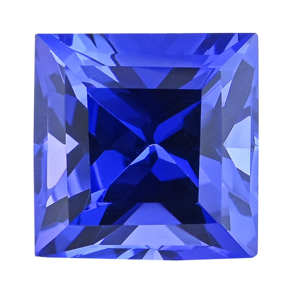 Certified & Appraised AAAA Tanzanite (Sqr Free Princess Cut) 11.03 ctw image number 0