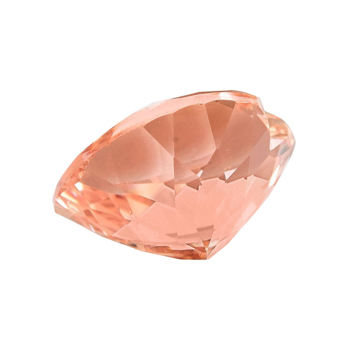 Certified & Appraised AAAA Marropino Morganite (Hrt 15x15 mm) 10.00 ctw image number 2