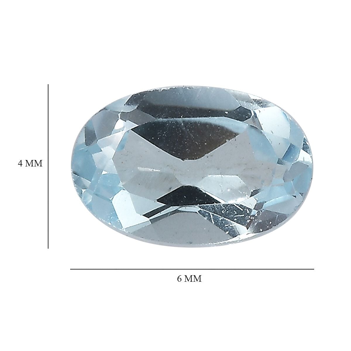 Sky Blue Topaz Set of 2 (Ovl 6x4 mm) 1.13 ctw Loose Gemstone