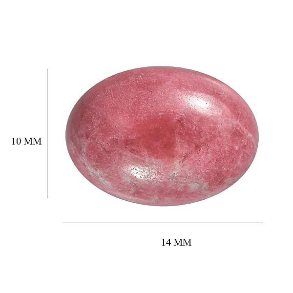 Norwegian Thulite (Oval 14x10 mm) 5.90 ctw Loose Gemstone