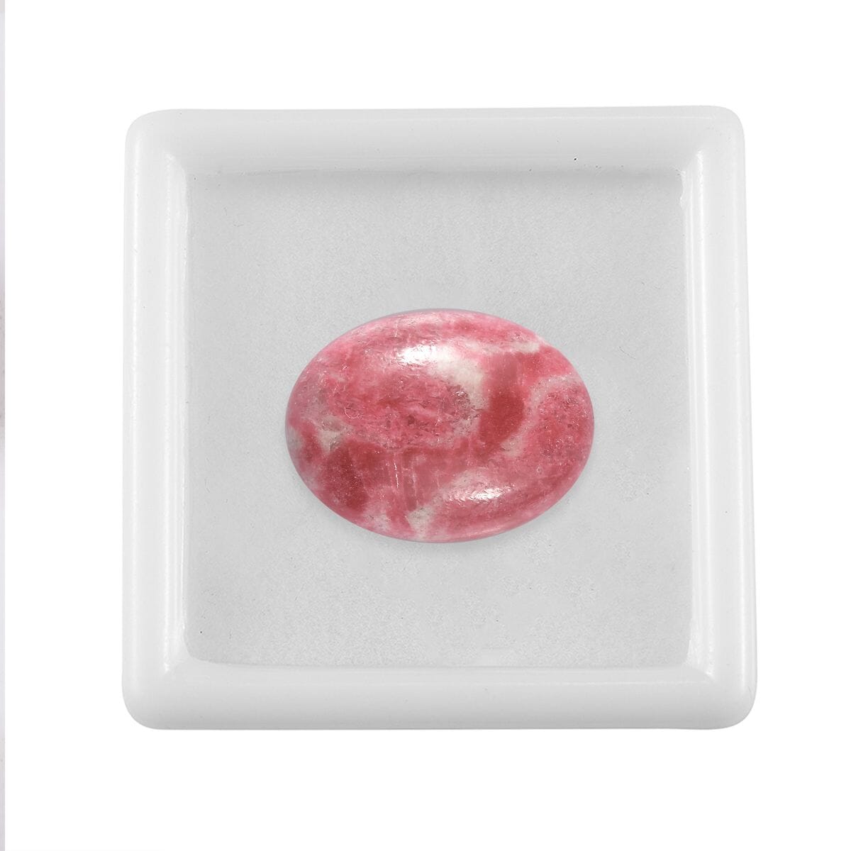 Norwegian Thulite (Oval 20x15 mm) 15.00 ctw Loose Gemstone image number 3