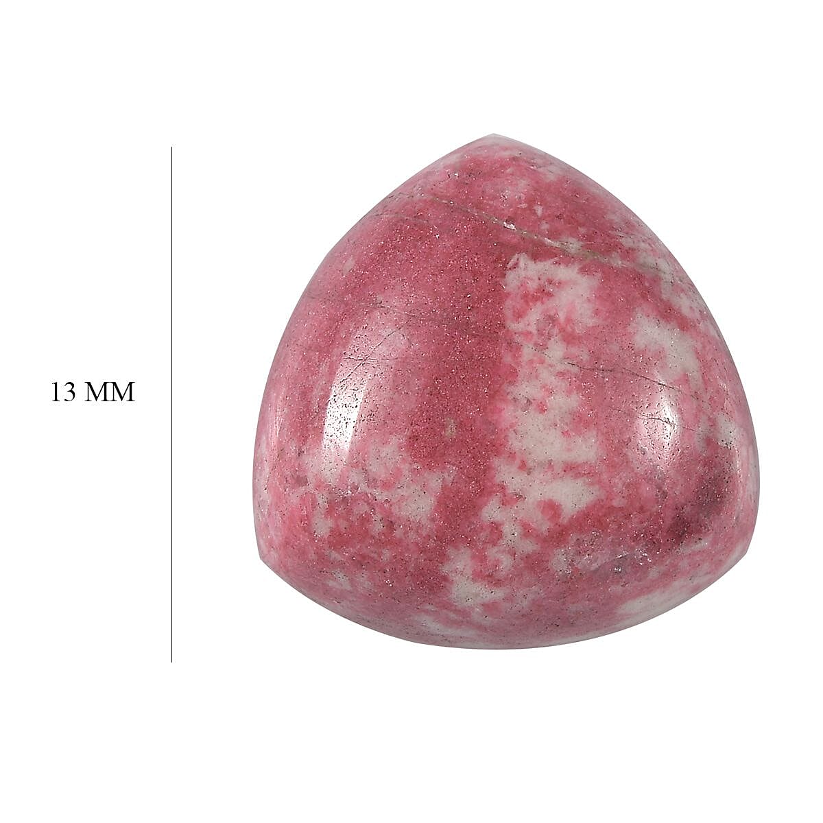 Norwegian Thulite (Trl 13 mm) 8.19 ctw Loose Gemstone image number 4