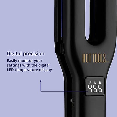 Hot Tools Pro Signature Dual Plate Charcoal Ceramic Flat Iron