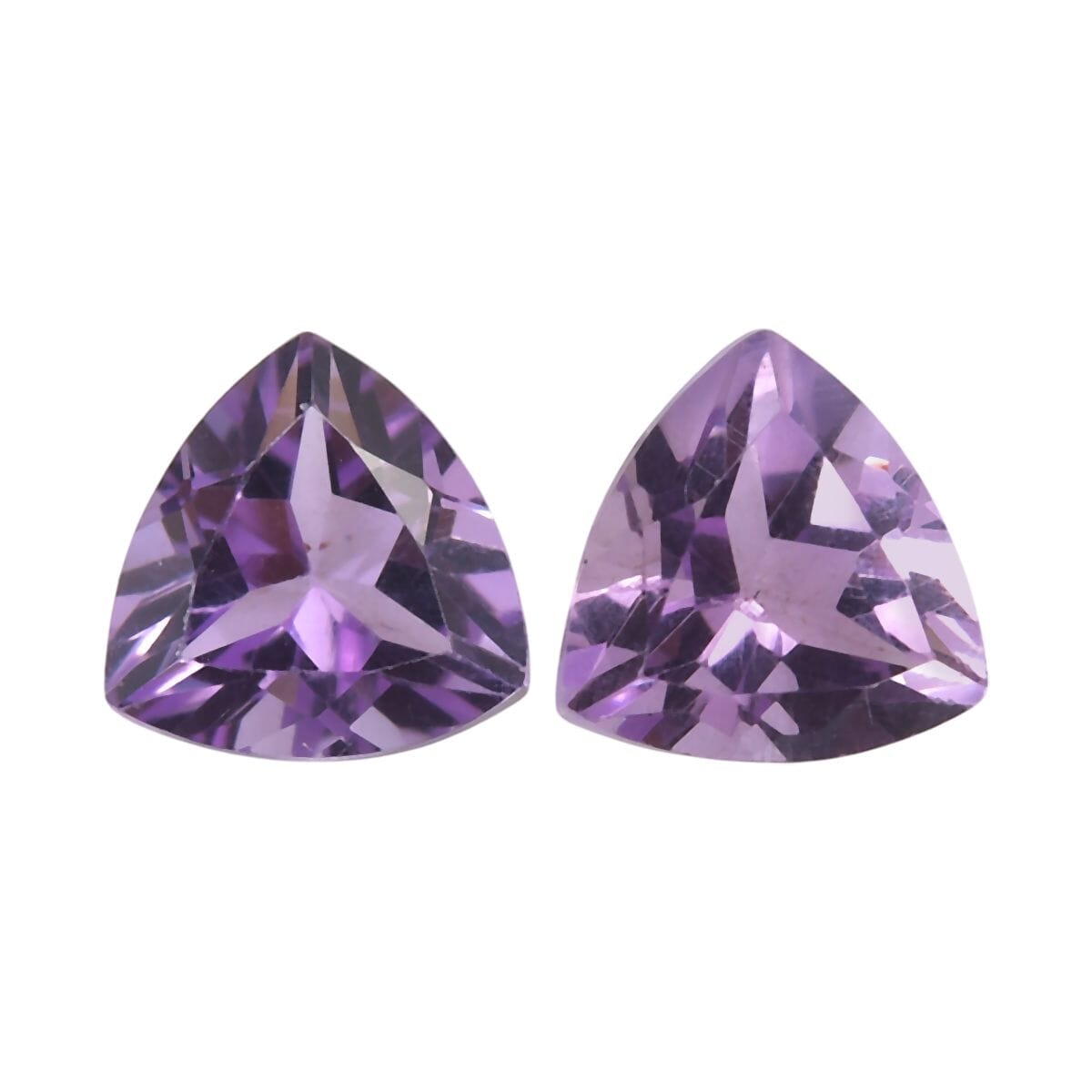 Rose De France Amethyst (Trl 5 mm) 0.68 ctw Loose Gemstone image number 0