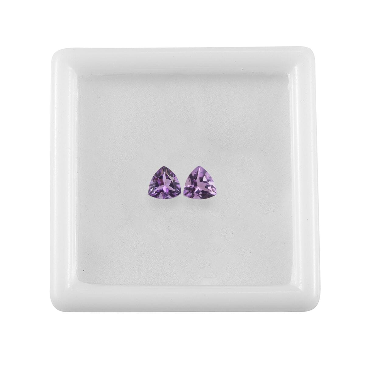 Rose De France Amethyst (Trl 5 mm) 0.68 ctw Loose Gemstone image number 3
