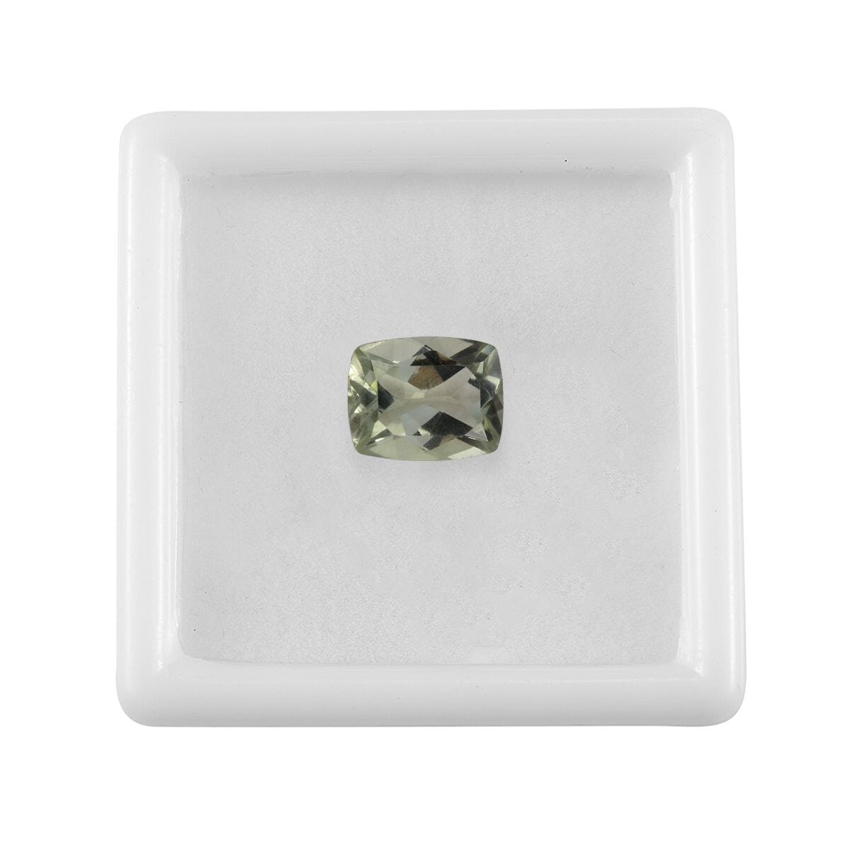 Montezuma Prasiolite (Cushion 10x8 mm) 2.80 ctw Loose Gemstone image number 3