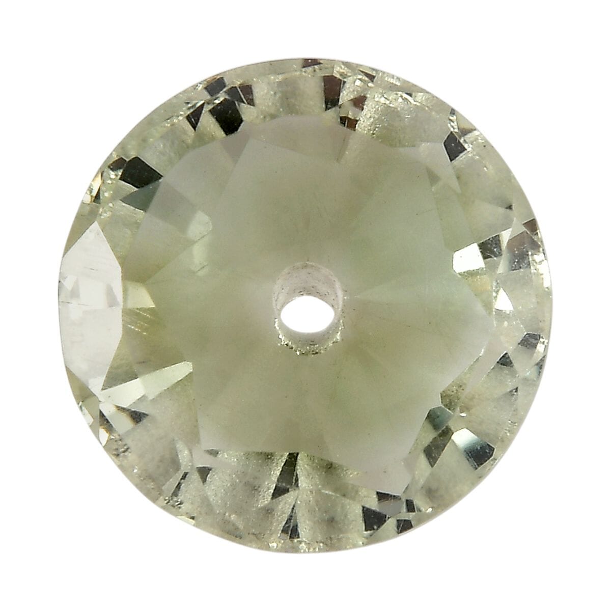 AA Montezuma Prasiolite (Round 10 mm) 2.58 ctw Loose Gemstone image number 0