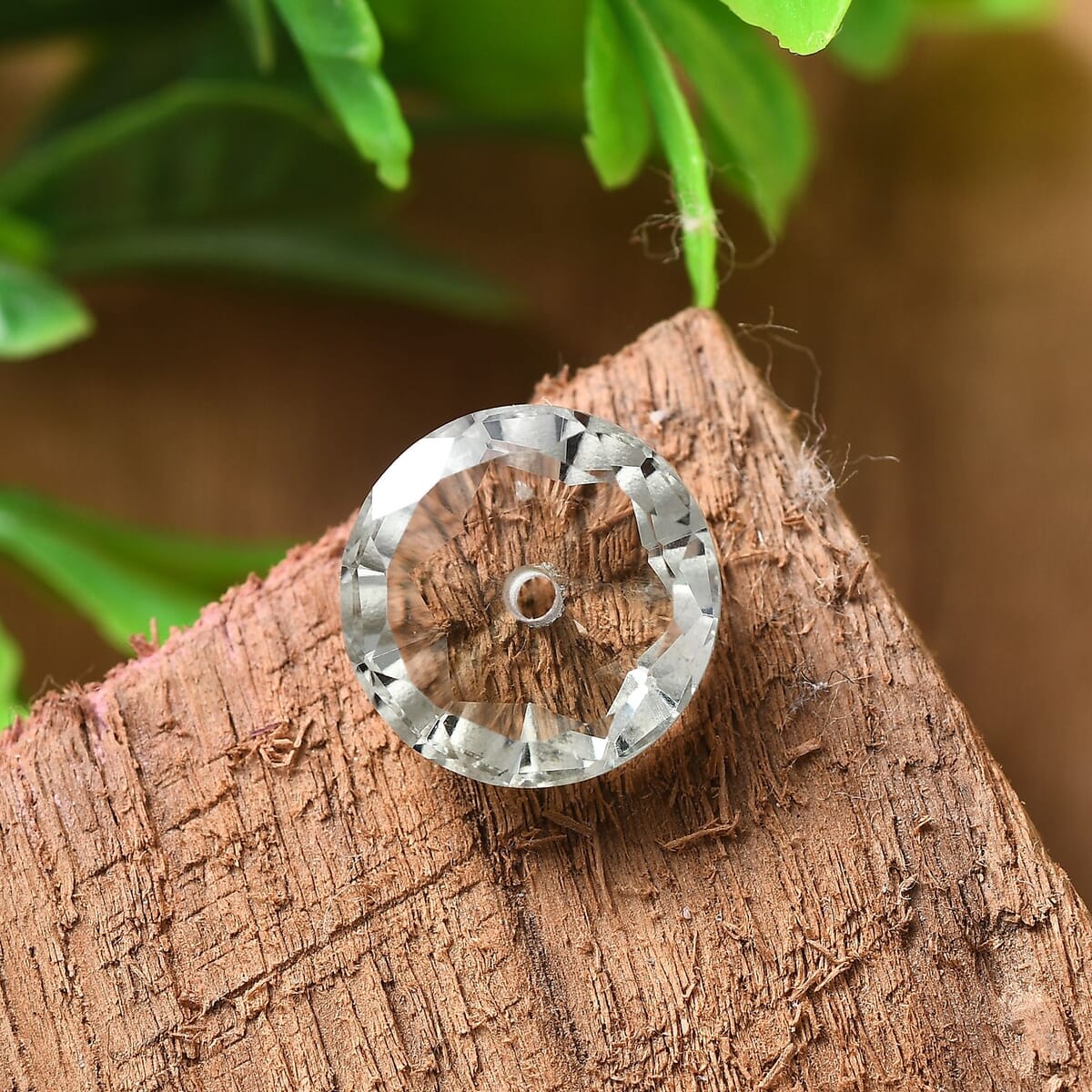 AA Montezuma Prasiolite (Round 10 mm) 2.58 ctw Loose Gemstone image number 1