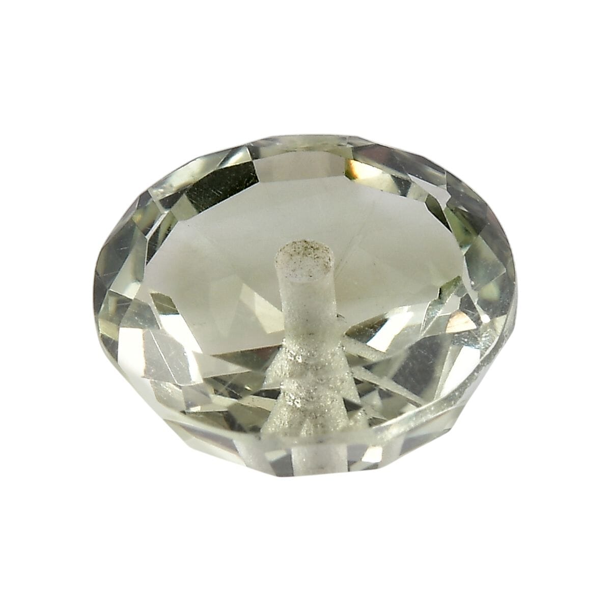 AA Montezuma Prasiolite (Round 10 mm) 2.58 ctw Loose Gemstone image number 2