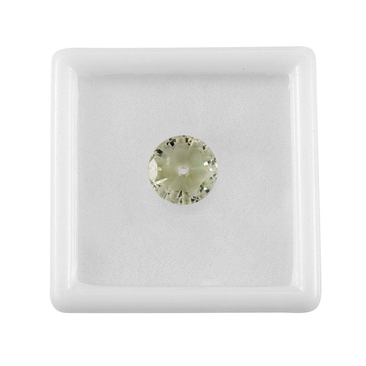 AA Montezuma Prasiolite (Round 10 mm) 2.58 ctw Loose Gemstone image number 3