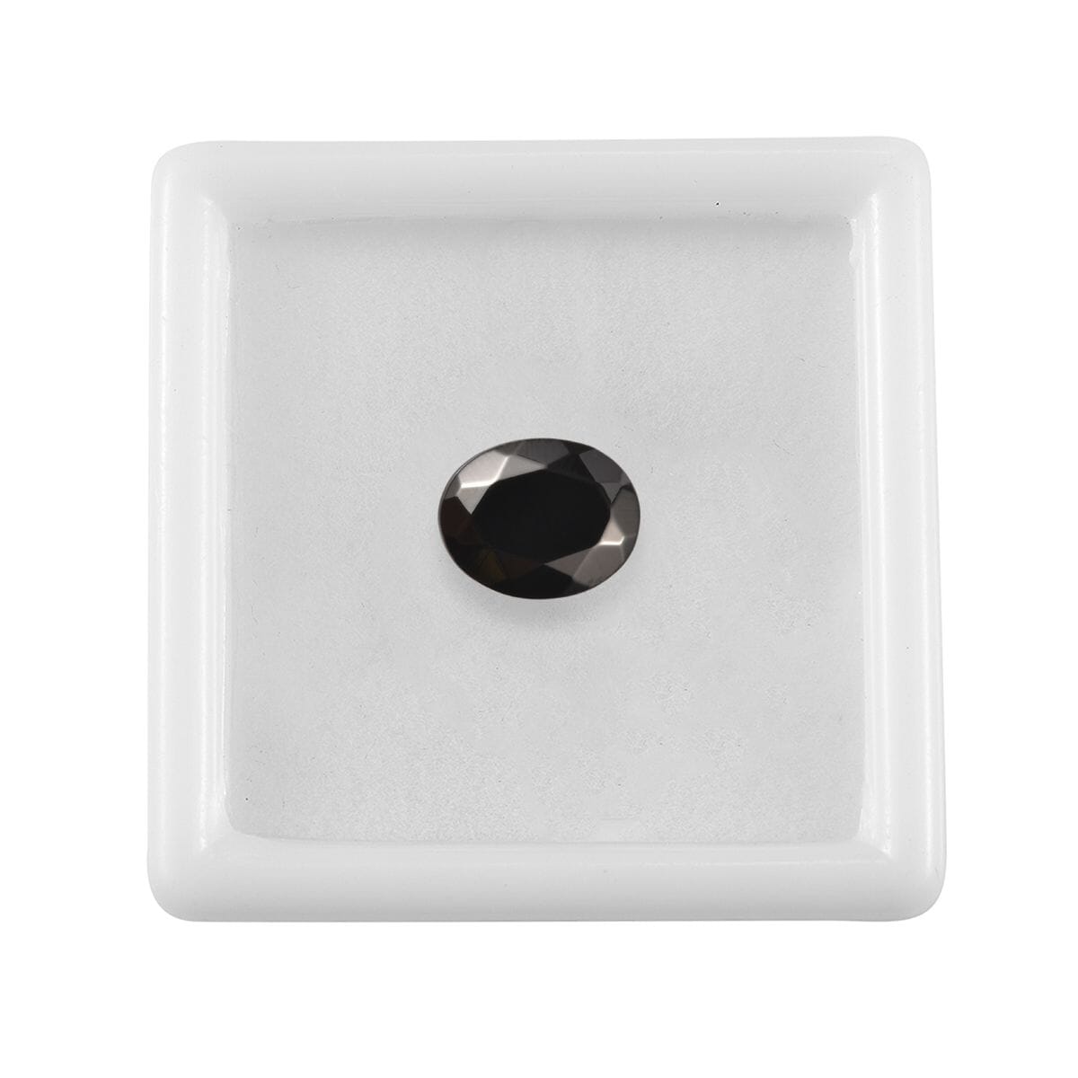 Silver Shungite (Ovl 10x8 mm) 1.50 ctw Loose Gemstone image number 3