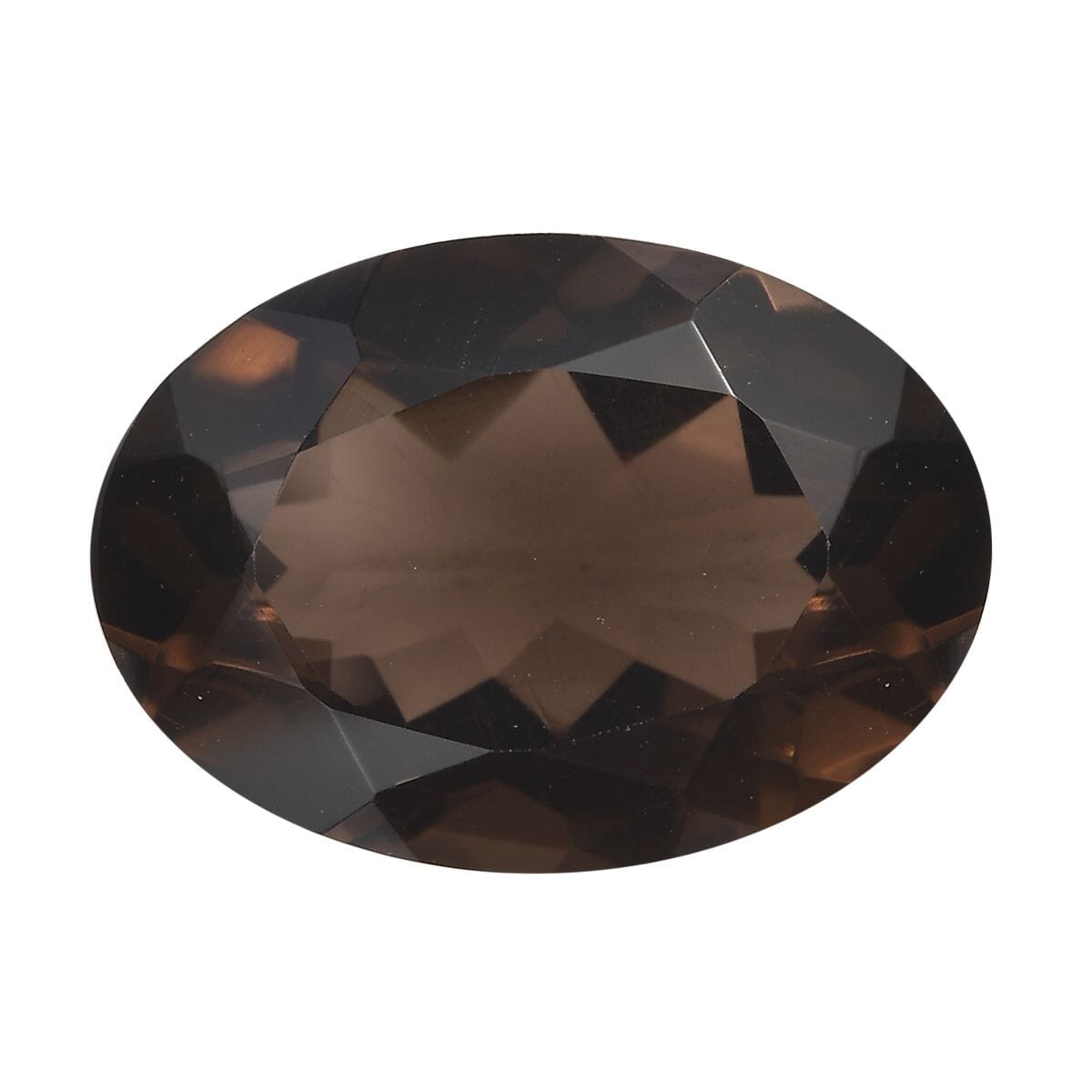 Brazilian Smoky Quartz (Ovl 14x10 mm) 5.05 ctw Loose Gemstone image number 0