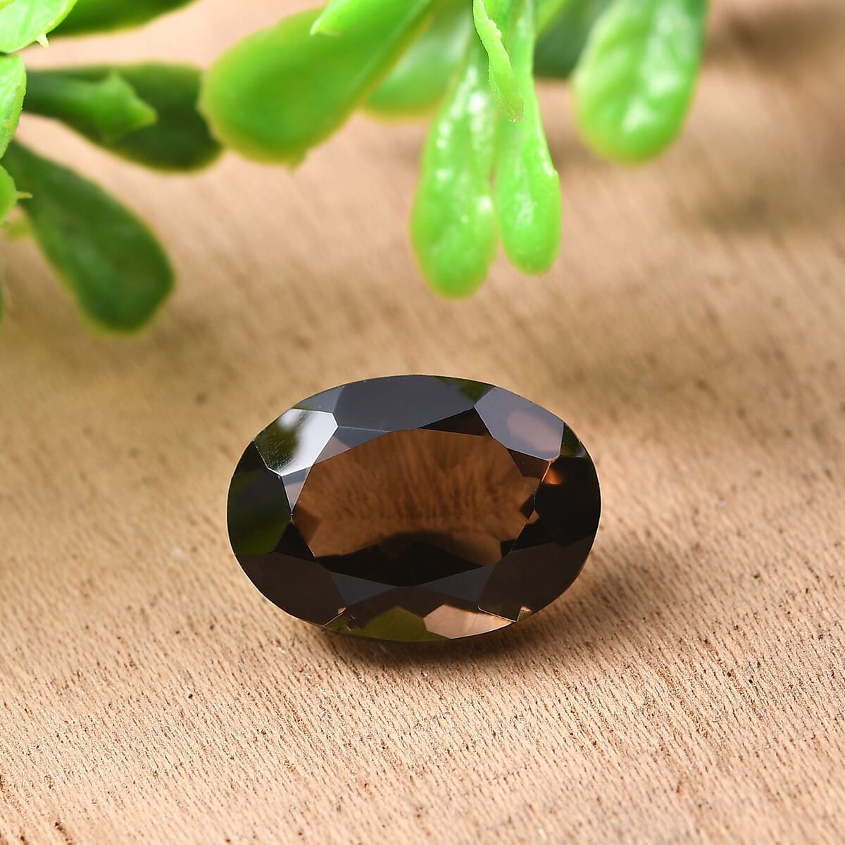 Brazilian Smoky Quartz (Ovl 14x10 mm) 5.05 ctw Loose Gemstone image number 1