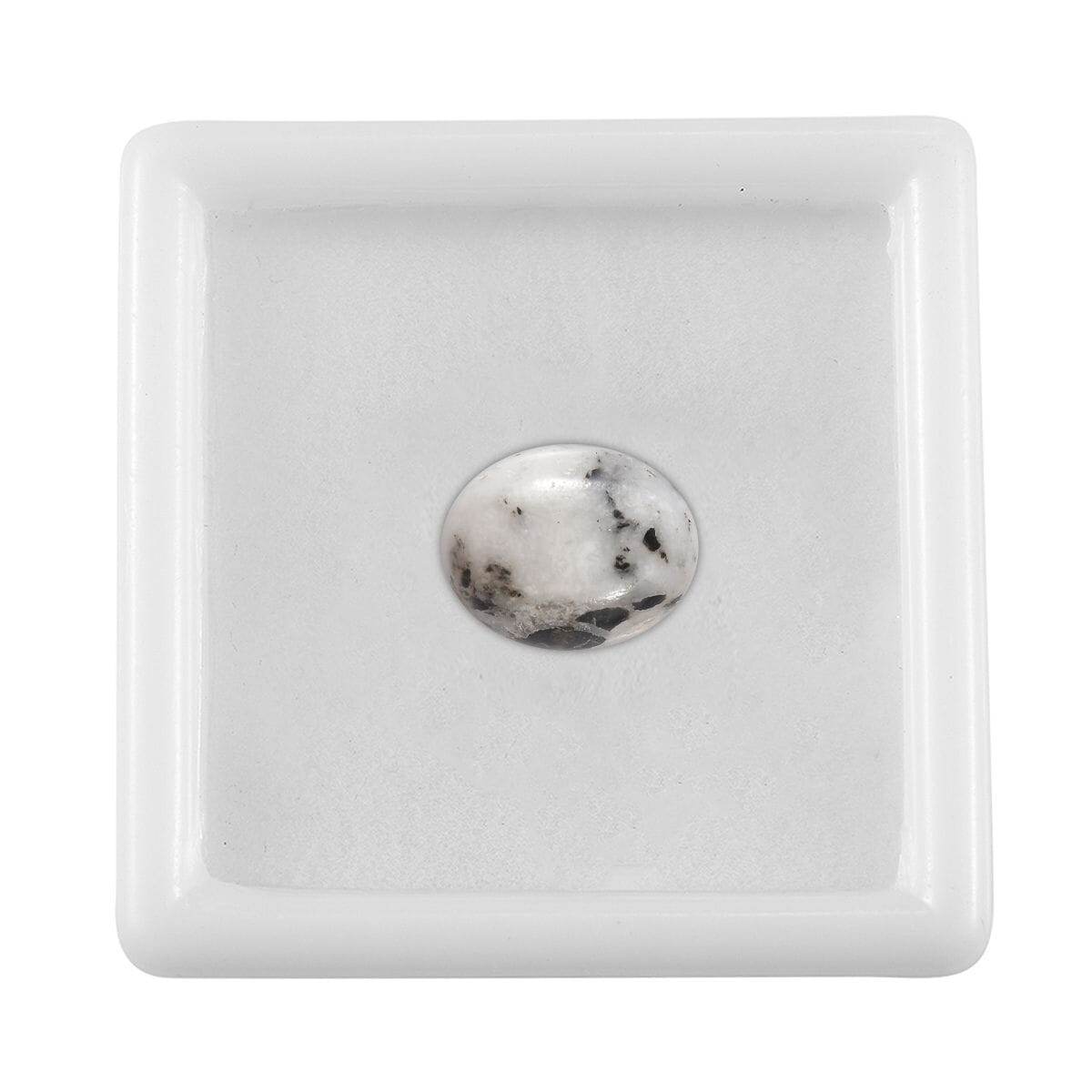 White Buffalo (Ovl 10x8 mm) 2.40 ctw Loose Gemstone image number 3