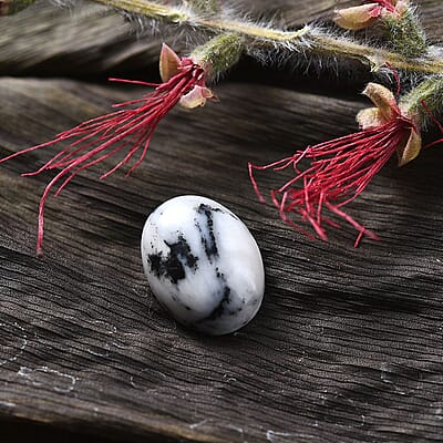 White Buffalo (Ovl 9x7 mm) 1.80 ctw Loose Gemstone