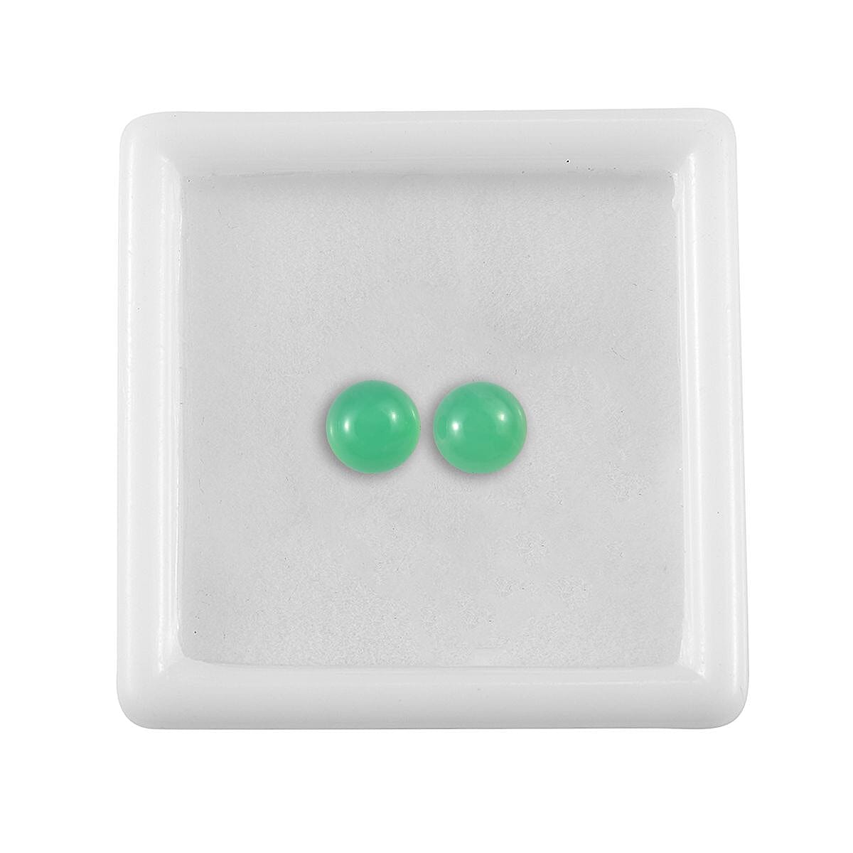 Chrysoprase (Rnd 5 mm) 1.05 ctw Loose Gemstone image number 3
