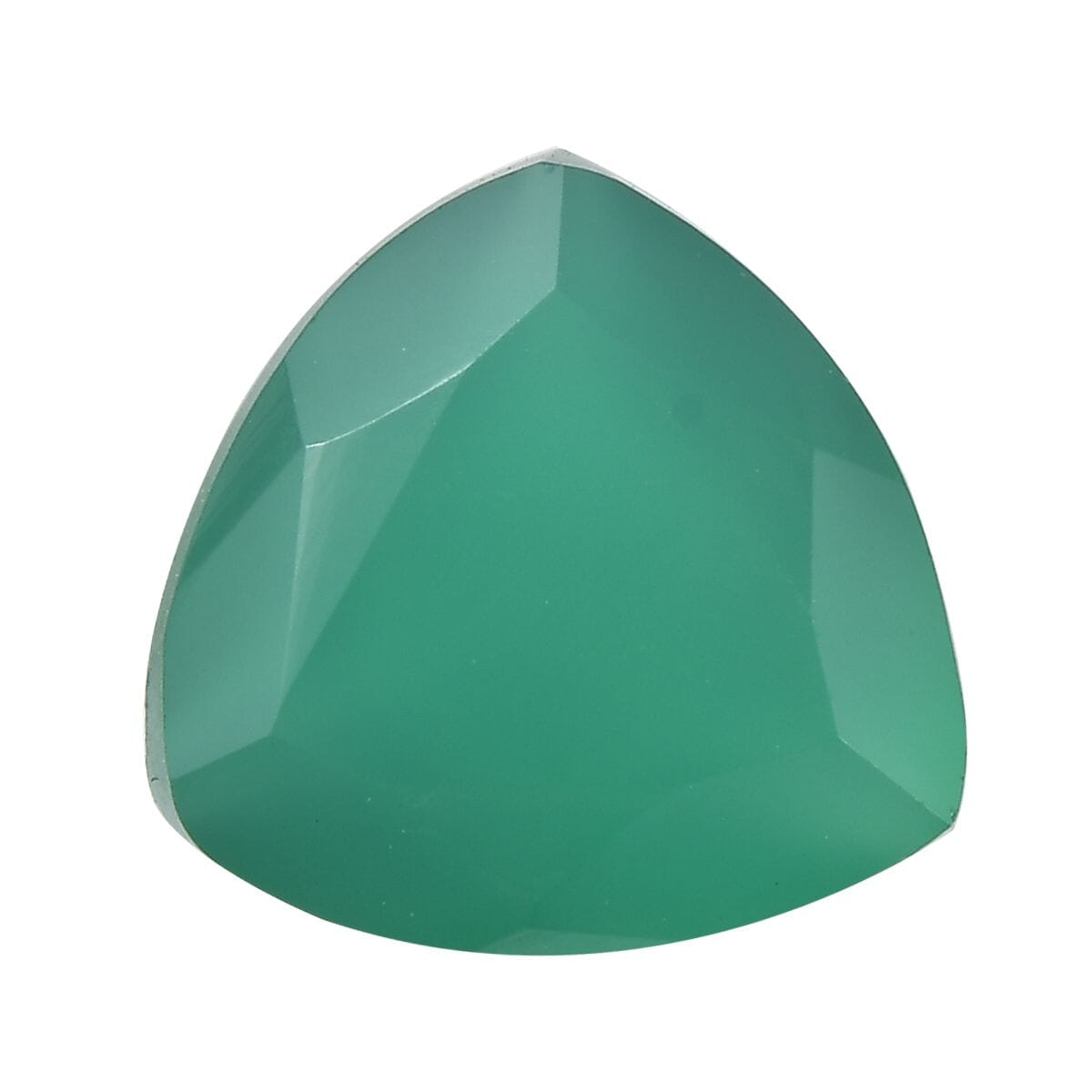 Green Onyx (Trl 9 mm) 2.10 ctw Loose Gemstone image number 0