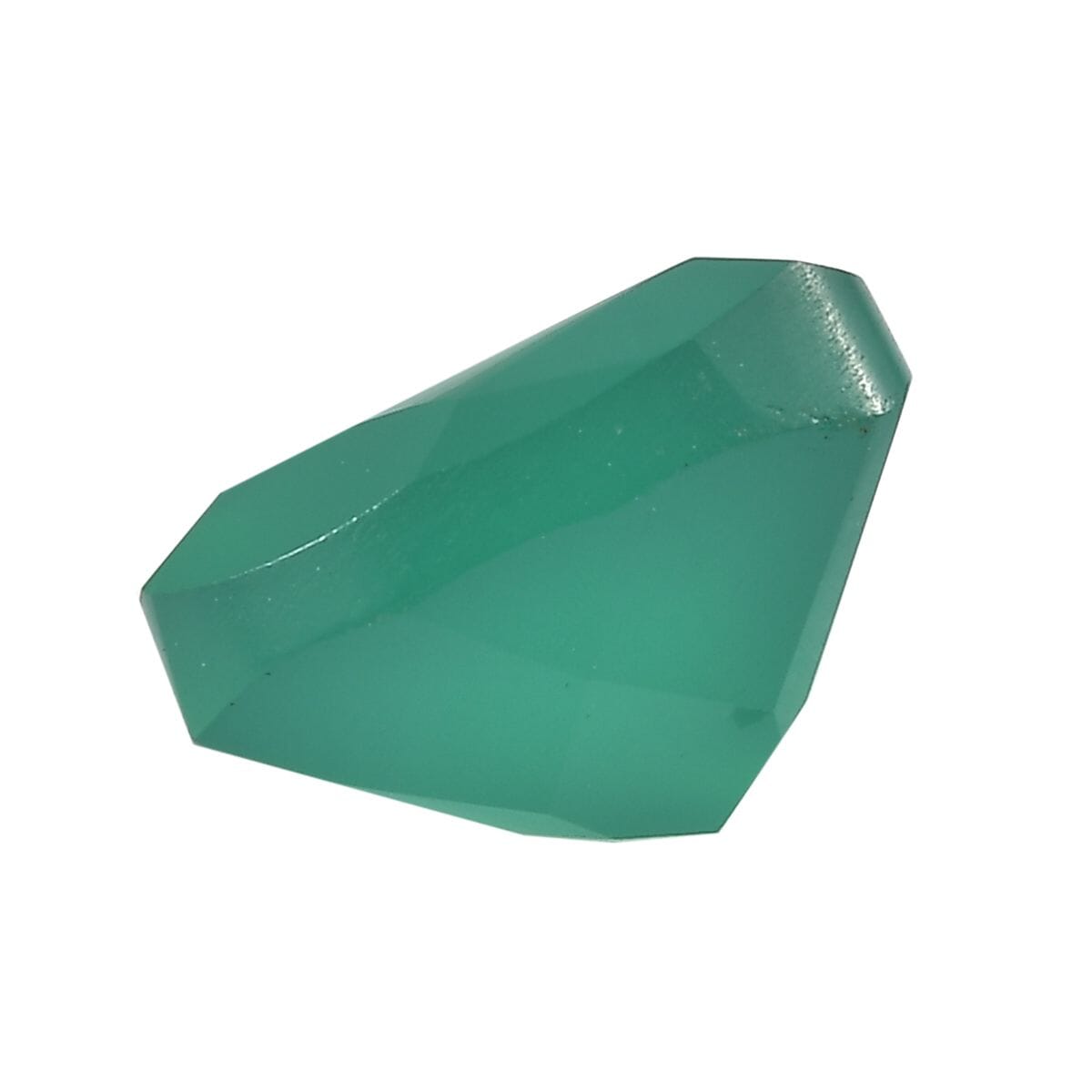 Green Onyx (Trl 9 mm) 2.10 ctw Loose Gemstone image number 2