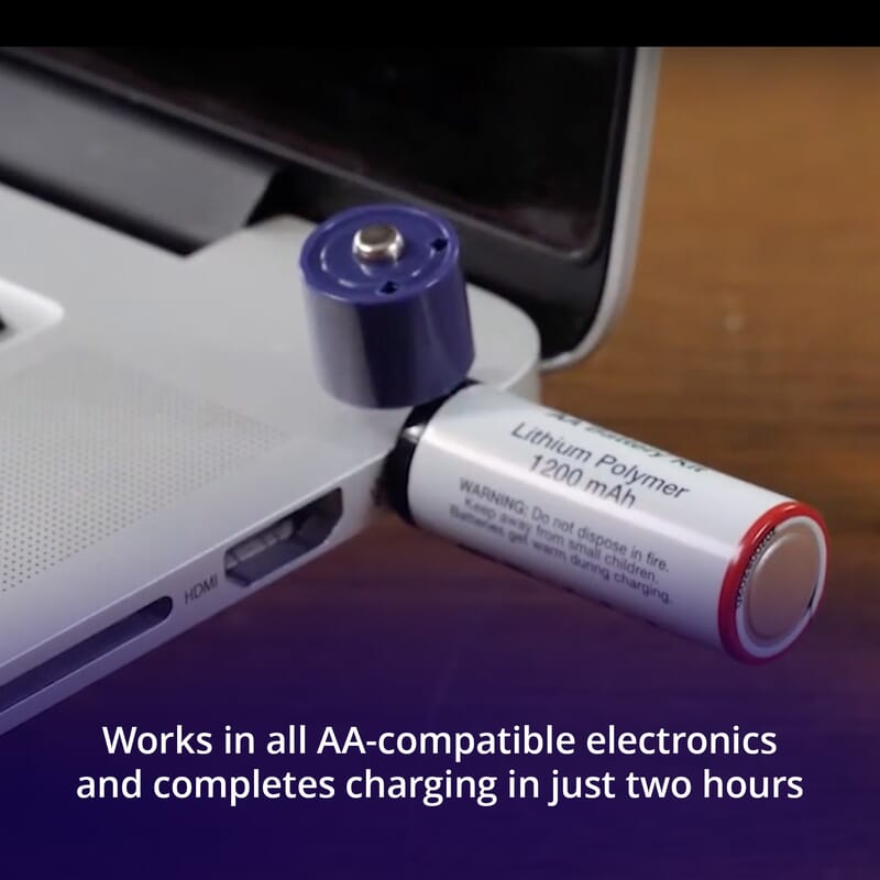 Closeout 4Patriots USB Rechargeable AA Batteries 