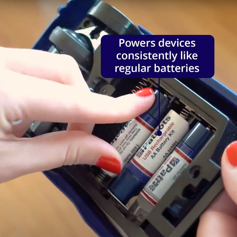 Closeout 4Patriots USB Rechargeable AA Batteries 