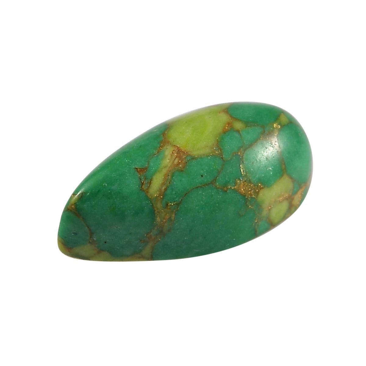 Mojave Green Turquoise (Pear 8x4 mm) 0.60 ctw Loose Gemstone image number 2