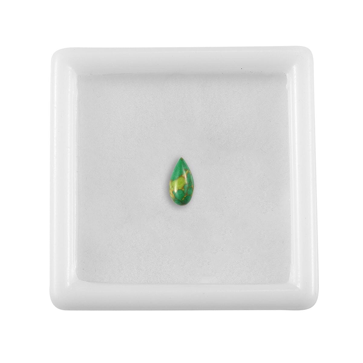Mojave Green Turquoise (Pear 8x4 mm) 0.60 ctw Loose Gemstone image number 3