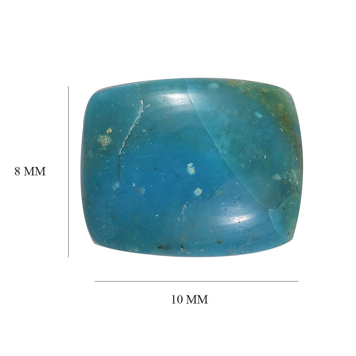 Opalina (Cush 10x8 mm) 2.10 ctw Loose Gemstone image number 4