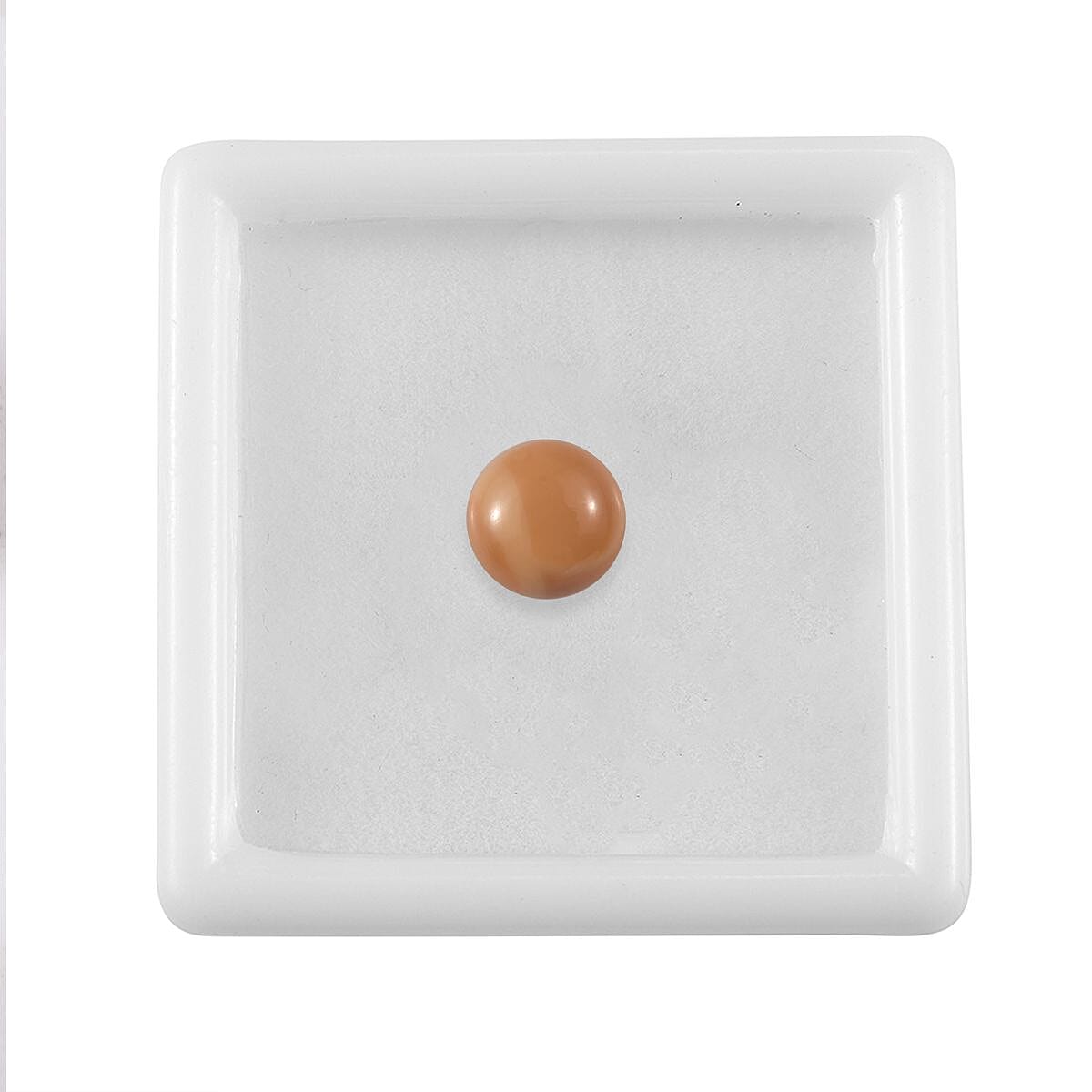 Oregon Chocolate Caramel Opal (Rnd 8 mm) 1.25 ctw Loose Gemstone image number 3