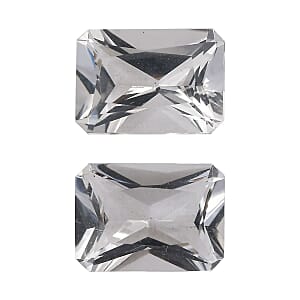 Brazilian Petalite Set of 2 (Oct 7x5 mm) 1.45 ctw Loose Gemstone