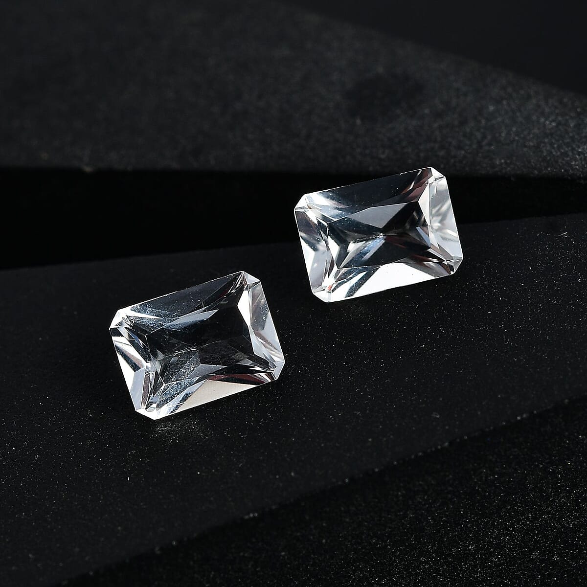 Brazilian Petalite Set of 2 (Oct 7x5 mm) 1.45 ctw Loose Gemstone image number 1