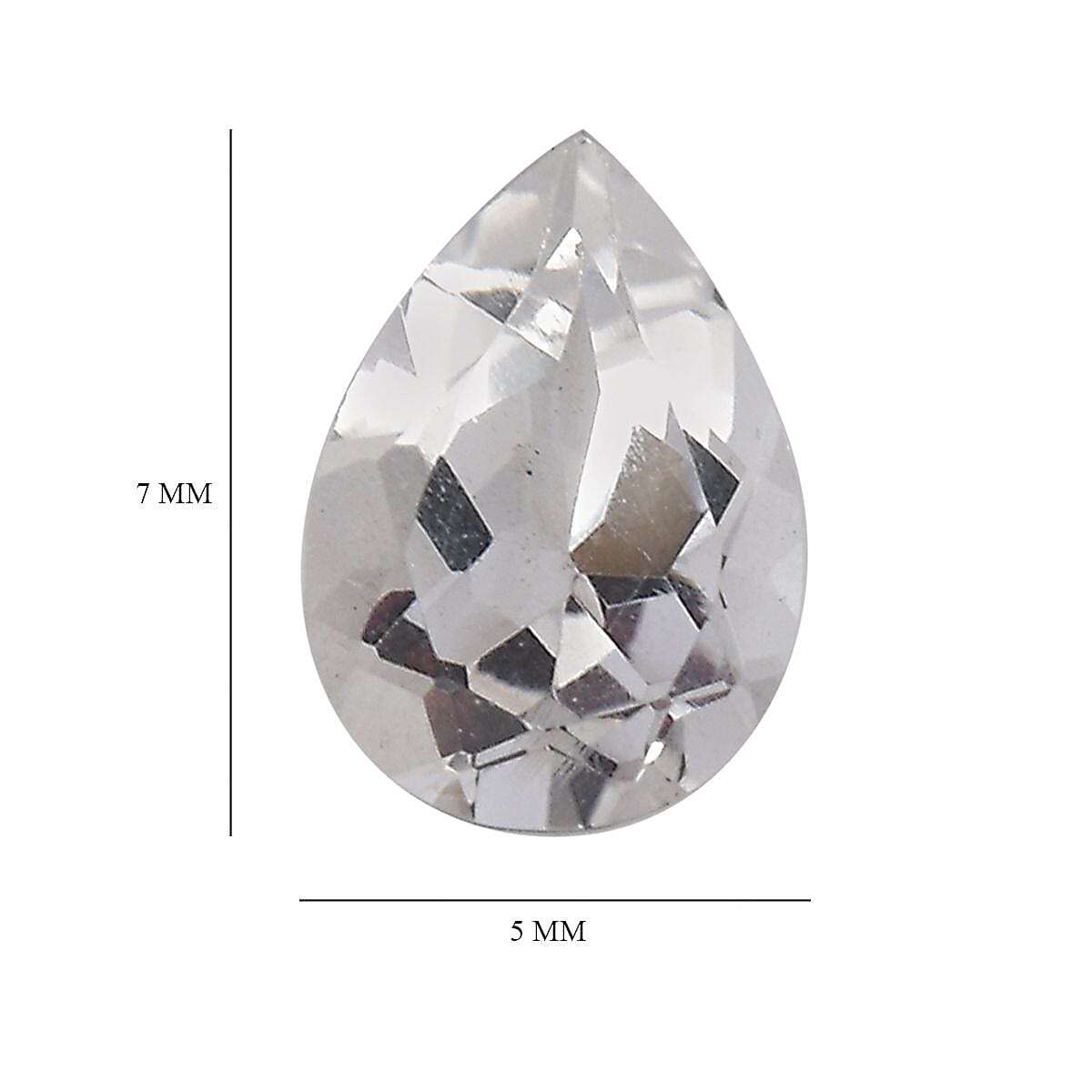 Brazilian Petalite Set of 2 (Pear 7x5 mm) 1.01 ctw Loose Gemstone