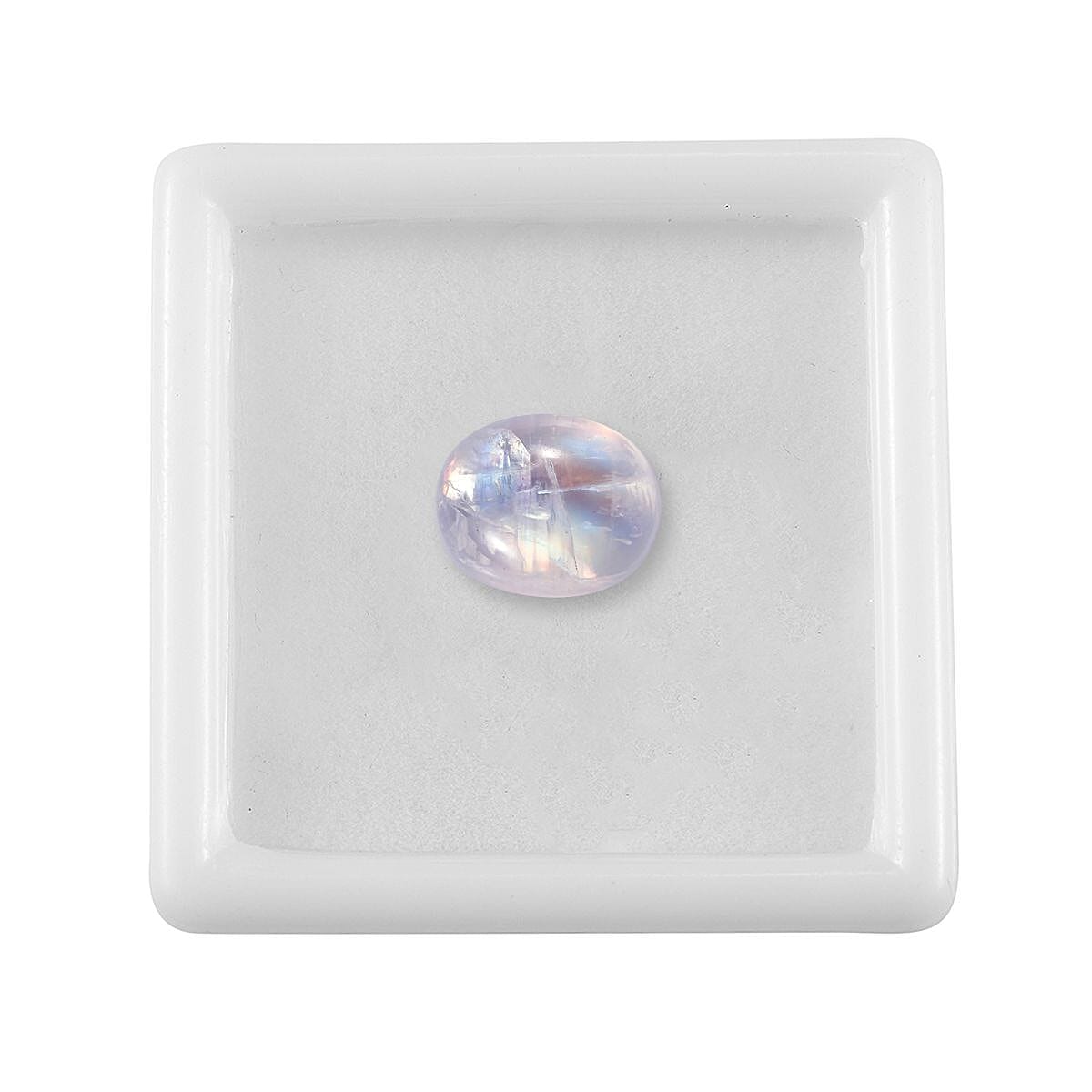 Rainbow Moonstone (Oval 11x9 mm) 3.50 ctw Loose Gemstone